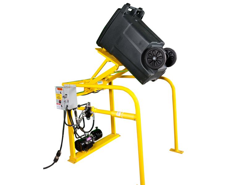 Hydraulic Trash Can Lifters Garbage Bin Cart Lifters